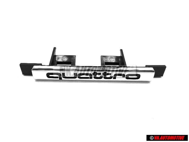 Audi Originale QUATTRO Fronte Logo Emblema Scritta Cromo - 4B0853736A 2ZZ