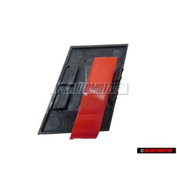 Audi Originale S6 Fronte Logo Emblema Scritta Nero Cromo Rosso - 4B3853735A 2ZZ