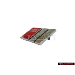 Audi Originale S8 Fronte Logo Emblema Scritta Cromo Rosso - 4D0853736A 2ZZ