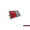 Audi Originale S8 Fronte Logo Emblema Scritta Cromo Rosso - 4D0853736A 2ZZ