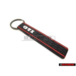 VW Originale Portachiavi Nero/Rosso - 1KM087013A 6J1