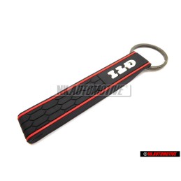 VW Originale Portachiavi Nero/Rosso - 1KM087013A 6J1