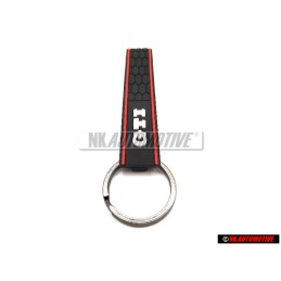 VW Originale Portachiavi Nero/Rosso - 1KM087013A 6J1