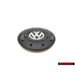 VW Originale Copriruota Nero Satinato/Cromo Lucido - 7H0601151B RVB