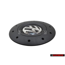 VW Originale Copriruota Nero Satinato/Cromo Lucido - 7H0601151B RVB