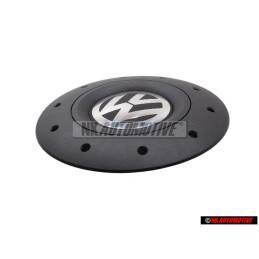 VW Originale Copriruota Nero Satinato/Cromo Lucido - 7H0601151B RVB
