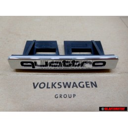 Audi Originale QUATTRO Fronte Logo Emblema Scritta Cromo - 8E0853736B 2ZZ