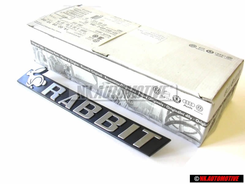 VW Originale RABBIT Posteriore Logo Emblema Scritta - 171853687J