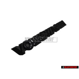 VW Originale VOLKSWAGEN Posteriore Logo Emblema Scritta Nero - 321853685C 01C