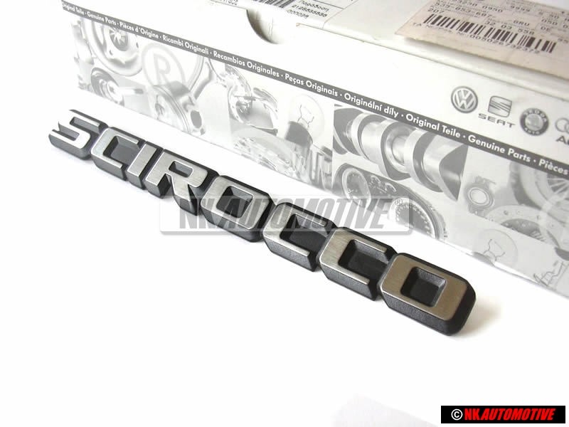 VW Originale SCIROCCO Posteriore Logo Emblema Scritta - 533853687Q