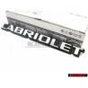 VW Originale CABRIOLET Posteriore Logo Emblema Scritta Bianco - 155853687B QK6