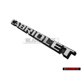 VW Originale CABRIOLET Posteriore Logo Emblema Scritta Bianco - 155853687B QK6