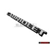 VW Originale CABRIOLET Posteriore Logo Emblema Scritta Bianco - 155853687B QK6