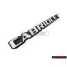 VW Originale CABRIOLET Posteriore Logo Emblema Scritta Bianco - 155853687B QK6