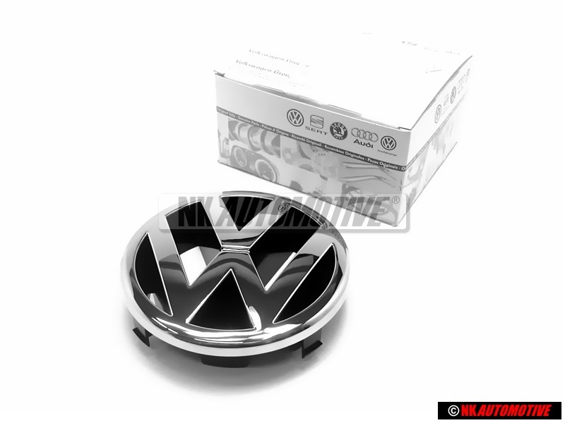 VW Originale Fronte Logo Emblema Simbolo Cromo - 3B0853601 ULM