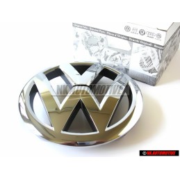 VW Originale Fronte Logo Emblema Simbolo Cromo - 5K0853601F ULM