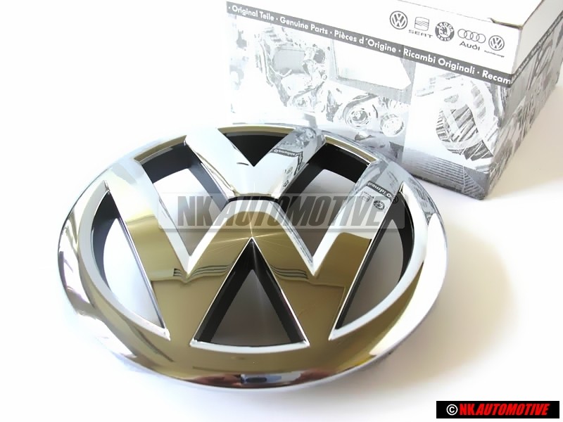 VW Originale Fronte Logo Emblema Simbolo Cromo - 5K0853601F ULM