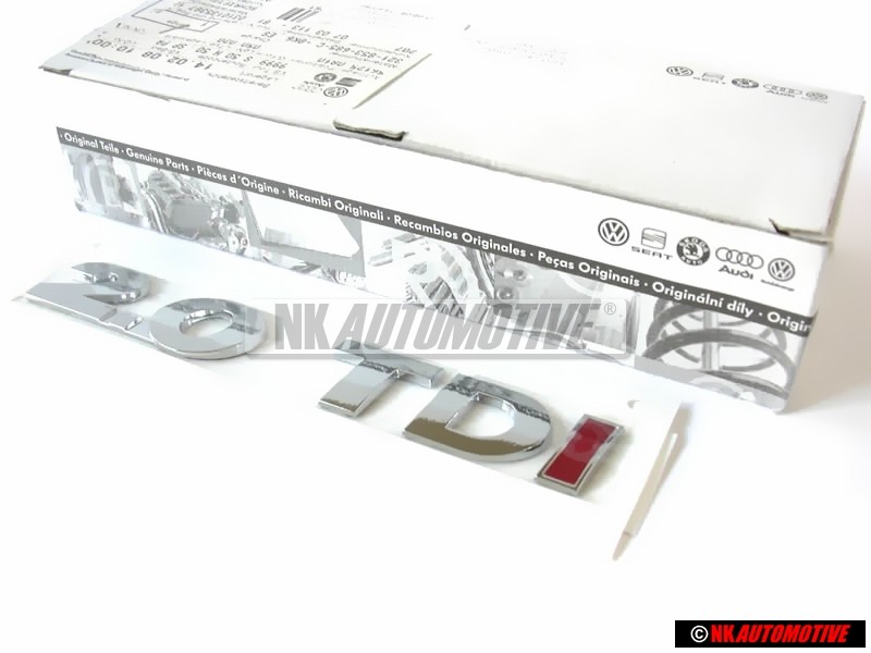 VW Originale 2.0 TDI Posteriore Logo Emblema Scritta - 5K0853675R GQF