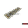 VW Originale GOLF Posteriore Logo Emblema Scritta Cromo - 5K0853687A 739