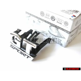 VW Originale GT SPORT Fronte Logo Emblema Scritta Cromo - 1K6853679C FXC