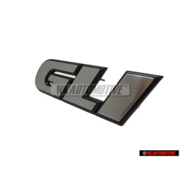 VW Originale GLI Fronte Logo Emblema Scritta Argento Spazzolato - 165853679F GX2