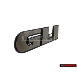 VW Originale GLI Fronte Logo Emblema Scritta Argento Spazzolato - 165853679F GX2