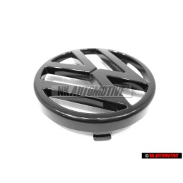 VW Originale Fronte Logo Emblema Simbolo Nero - 165853601A 01C