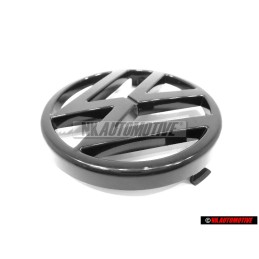 VW Originale Fronte Logo Emblema Simbolo Nero - 165853601A 01C