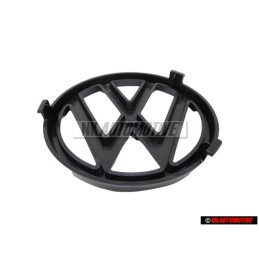 VW Originale Fronte Logo Emblema Simbolo Nero - 165853601A 01C