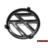 VW Originale Fronte Logo Emblema Simbolo Nero - 165853601A 01C