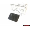 VW Originale Copertura Perpedalee Pedale Frizione Nero Satinato - 823721173 01C