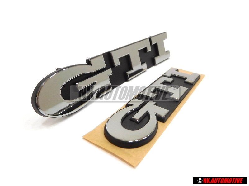 VW Originale SET GTi Griglia Frontale e Posteriore avvio Emblema - Golf MK3