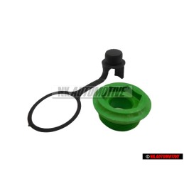VW Originale SET Scatola Del Cambio Controllo Plug & Tappo Verde - Golf MK1/2/3