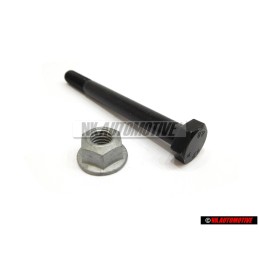 VW Originale SET Anteriore Sospensione Strut Hub pizzico Bolt & Dado - Passat