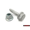 VW Originale SET Anteriore Sospensione Strut pizzico Bolt & Dado - Golf MK4 Bora