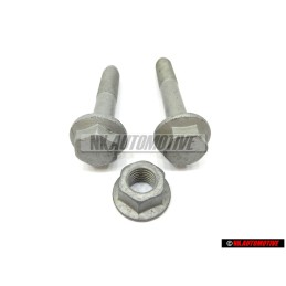 VW Originale SET Anteriore Sospensione Wishbone Braccio Bulloni Dado - Golf MK4