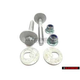 VW Originale SET POSTERIORE ECCENTRICO Sospensione Bulloni - Golf JETTA MK5/6