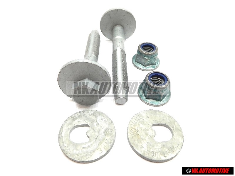 VW Originale SET POSTERIORE ECCENTRICO Sospensione Bulloni - Golf JETTA MK5/6