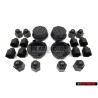 VW Originale Set 4 Ruote Centro Caps & Bolt Caps - Golf MK1/2 Cabriolet