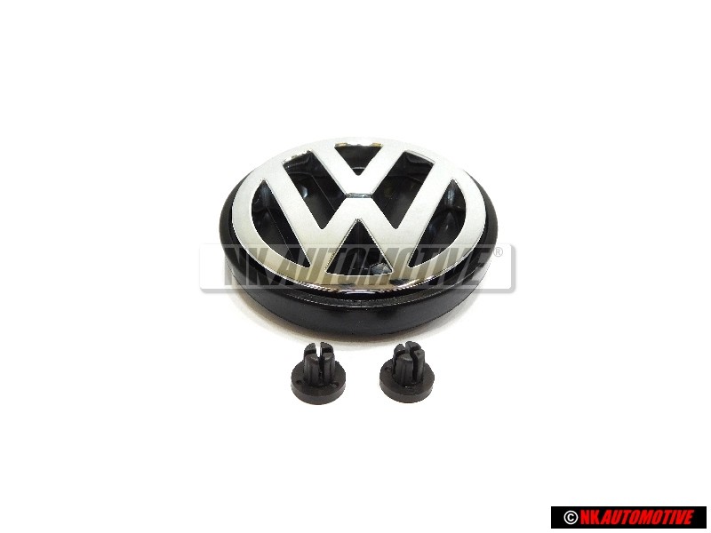 VW Originale SET Posteriore Tronco Emblema w/fitting Grommets - Golf MK2