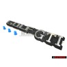 VW Originale SET Golf Gti Boot Badge Con 3 Fixing Clips - Golf MK2 Clipper