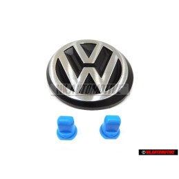 VW Originale Set Boot Badge Emblem Con Fissaggio Clip - Golf Cabriolet MK1