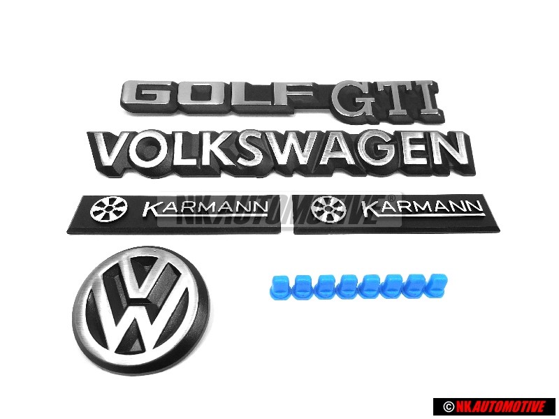 VW Originale SET Posteriore Scritta - Golf Cabriolet MK1