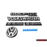 VW Originale SET Posteriore Scritta - Golf Cabriolet MK1