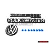 VW Originale SET Posteriore Scritta - Golf Cabriolet MK1 Golf MK2