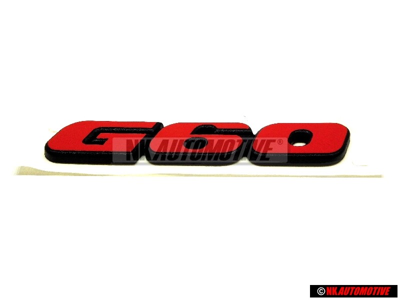 VW Originale Scritta Nero Satinato/Rosso Marte - 357853675 QS2