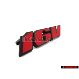 VW Originale 16V Fronte Logo Emblema Scritta Rosso - 535853679A QN5