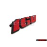 VW Originale 16V Fronte Logo Emblema Scritta Rosso - 535853679A QN5