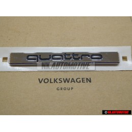 Audi Originale QUATTRO Posteriore Logo Emblema Scritta Cromo - 8D5853737F 2ZZ