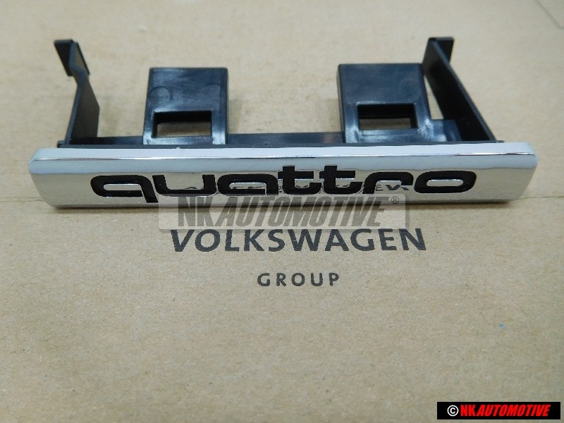 Audi Originale QUATTRO Fronte Logo Emblema Scritta Cromo - 8L0853736B 2ZZ